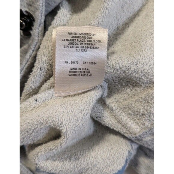 Anthropologie Saturday Sunday Jacket SZ XS Gray Casual Button Cardigan Jacket - Picture 7 of 9